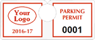 Plastic ToughTags™ Parking Permit Templates