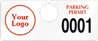 Plastic ToughTags™ Parking Permit Templates