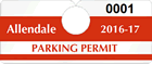 Plastic ToughTags™ Parking Permit Templates