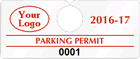 Plastic ToughTags™ Parking Permit Templates