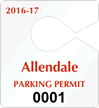 Plastic ToughTags™ Parking Permit Templates