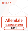 Plastic ToughTags™ Parking Permit Templates