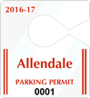 Plastic ToughTags™ Parking Permit Templates