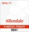 Plastic ToughTags™ Parking Permit Templates