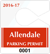 Plastic ToughTags™ Parking Permit Templates