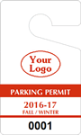 Plastic ToughTags™ Parking Permit Templates