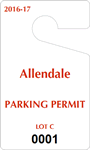 Plastic ToughTags™ Parking Permit Templates