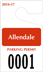 Plastic ToughTags™ Parking Permit Templates