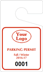 Plastic ToughTags™ Parking Permit Templates