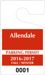 Plastic ToughTags™ Parking Permit Templates