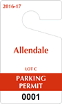 Plastic ToughTags™ Parking Permit Templates