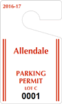 Plastic ToughTags™ Parking Permit Templates
