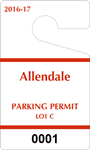 Plastic ToughTags™ Parking Permit Templates