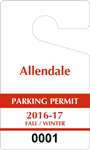 Plastic ToughTags™ Parking Permit Templates