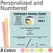 Large Parking Permit Hang Cardstock Tag