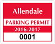 Parking Labels - Design CD1