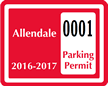 Parking Labels - Design CD3