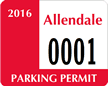 Parking Labels - Design CD4