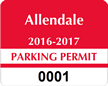 Parking Labels - Design CD5