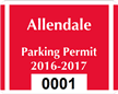 Parking Labels - Design CD6