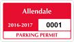 Parking Labels - Design CD8