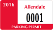 Parking Labels - Design CD10