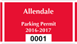 Parking Labels - Design CD12