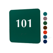 4 in. x 4 in. Braille Room Number Sign