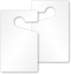 Blank ValueTag™. Do-it-Yourself Hanging Parking Permits Tags