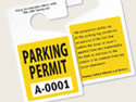 In-Stock Parking Hang Tags
