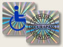 Holographic SecuraPass™ Parking Tags
