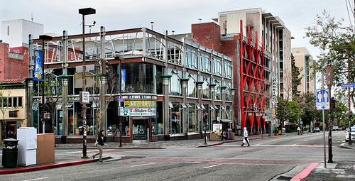 Shops on Telegraph Avenue in Berkeley, CA