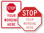 Custom Stop Signs