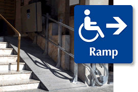 Handicapped Door Sign