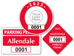 Parking Permit Stickers By Shape