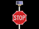 Solar Powered LED Traffic Signs
