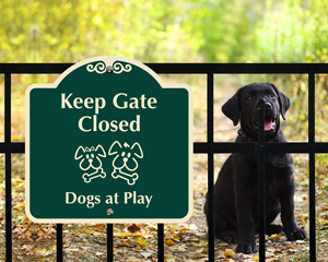 Pets at Play Signs