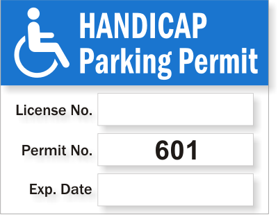 Handicap Parking Permits