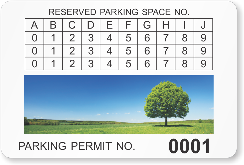 Parking Permit Stickers | Bold Designs from MyParkingPermit