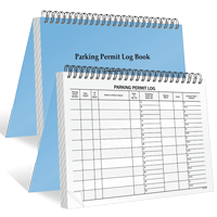 Large Parking Permit Log Book
