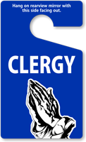 Clergy Standard Parking Permit Tough Tag