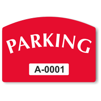 Parking Arch Shaped Sticker