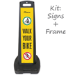 LotBoss "Please Walk Your Bike" Portable Kit