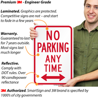 No Parking Any Time Sign