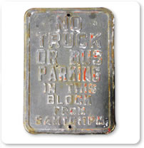 1960 Parking Signs