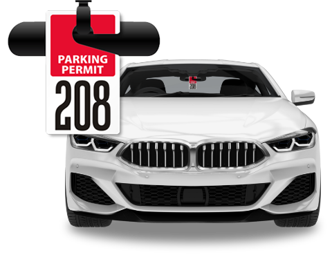 Custom Parking Permit Hang Tags
